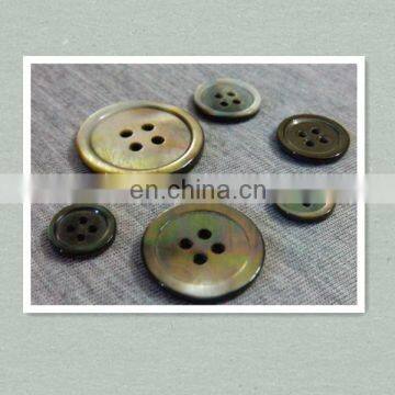 30mm Fashion Embossed Crest Gold Metal Button With Pearls photo-5