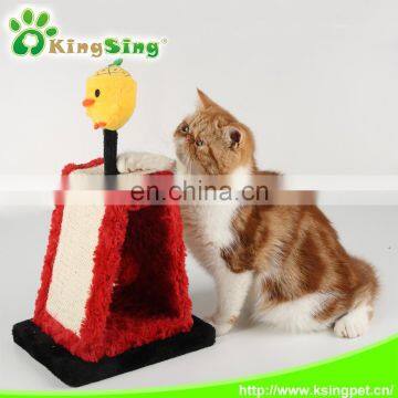 Watermelon Poult Slope Traning Scratching Post for Small Cats, Easy to Assemble