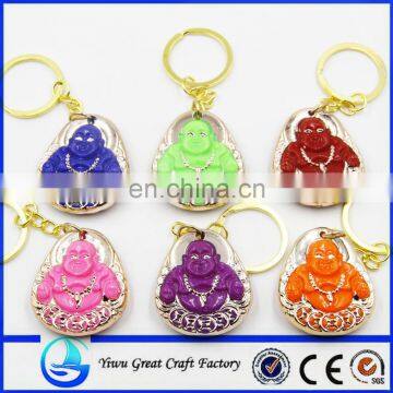 2015 New Design Custom Buddha Key Chain Wholesale