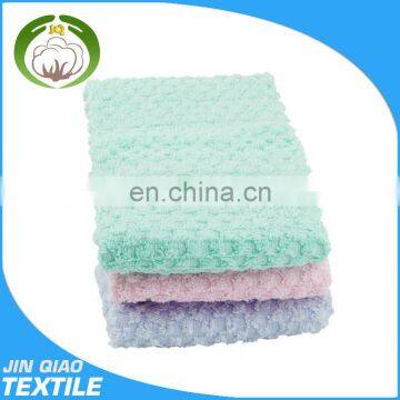 Bright Color Cotton jacquard terry monogram face towels