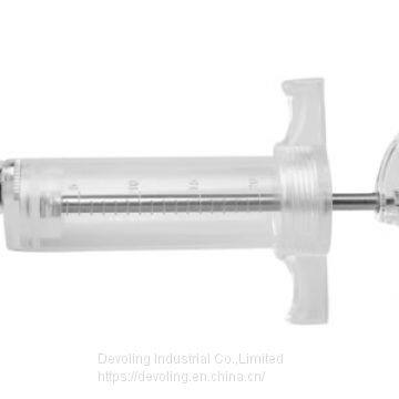 Veterinary Plastic Steel Syringe Type E