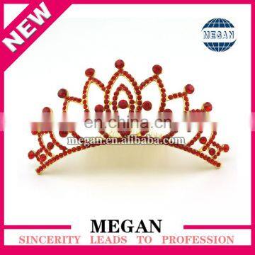 Siam rhinestone hair accessory crown wedding hair combs