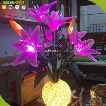 Real Touch Led Clothes Wedding Party 50pcs Led Artificial Lighting Flowers Decoration photo-5