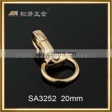 Zinc Alloy Fixed Eye Snap Hook Spring Snap Rigging Hardware Dog Collar Strap Hooks photo-2