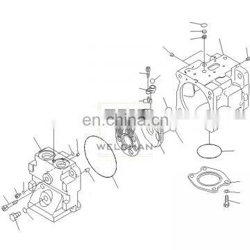 Piston Pump Hydraulic WA380-5 WA480-5 WA400-5 Pump Piston 708-1S-00230 Main Hydraulic Pump