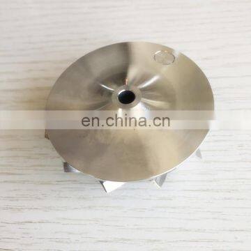 GT15 - 25 40.10/52.19мм 6 + 6 лезвий 436131 - 0001 турбина из слитого металла/фрезерованная/из алюминия 2618 с высокой производительностью, колесо компрессора photo-3