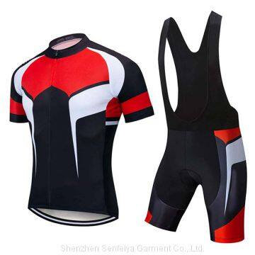 Wholesale Custom Quick Dry Cycling Jersey Wear Men's Sports Short Sleeve Sets photo-4