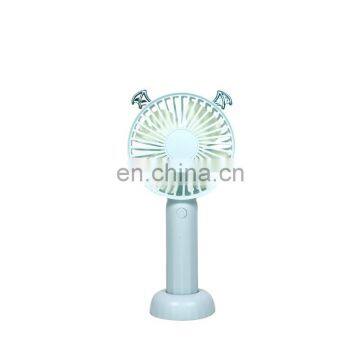 New usb handheld small fan mini charging office creative fan student dormitory portable cartoon fan custom logo