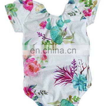 Short Sleeve Leotards Kids Jumpsuit Baby Leotards