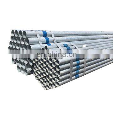 ASTM hot dip galvanized steel pipe tube Structure pipe alloy gi pipe price list round ERW welded