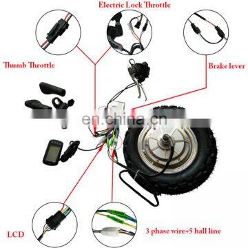 10 inch Scooter Motor 250W 500W 800W with tubeless tire