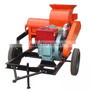 Corn thresher diesel engine integrated mobile