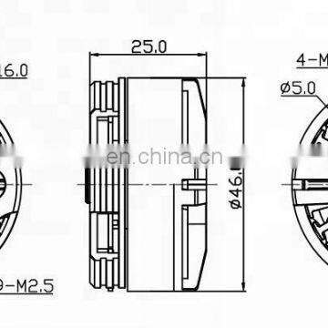 Mini DSLR Camera Nex 6 Cloud Platform Monitor Brushless Dcmotor E4108 photo-2