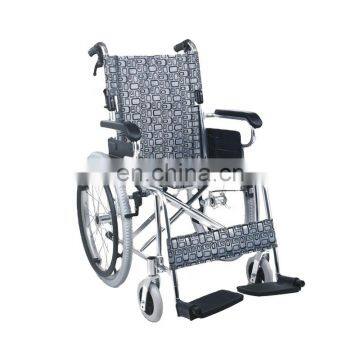 cheapest aluminum wheelchair Aluminum Alloy Portable Folding Lightweight Wheelchair for Disabled Handicapped