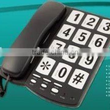 corded basic big button senior telephone for eldly people