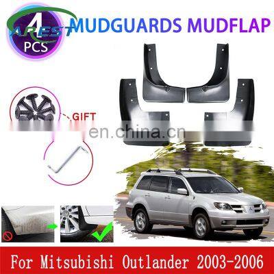for Mitsubishi Outlander MK1 2003 2004 2005 2006 Mudguards Mudflaps Fender Mud Flap Splash Mud Guards Protect Car Accessories
