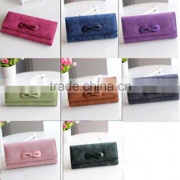 Fashional Trendy and Popular Pu Leather Butterfly Bow Wallet Purse Cartera Para Dama de Calidad Carteira photo-3