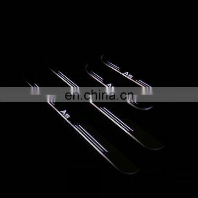 welcome door sill Other Exterior Accessories Hot Sales Acrylic Running Board Light Door Sill Plate led Moving Door Scuff