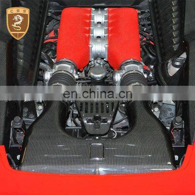 China Supplier 458 Carbon Fiber Parts Engine Bay Panels For Ferrari 458 Engine Trim Kits