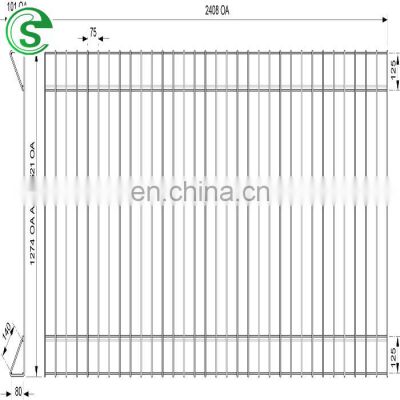 Cheap price easy installation roll top brc wire mesh size