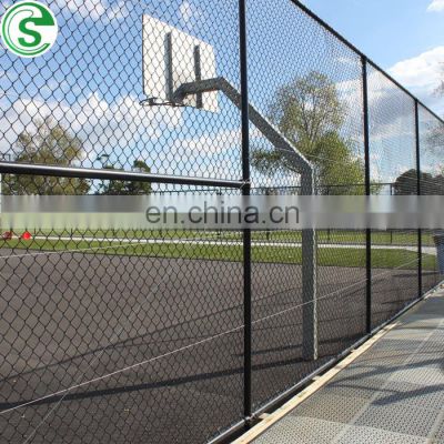 Diamond shape fencing sports field chain link fence