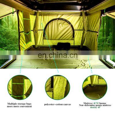1-4 Person Camping Outdoor Automatic Hard Shell Rooftop Car Roof Top Rack Tent for Sale photo-4