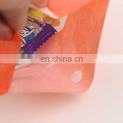 Custom Printed Zipper Doypack Stand up Pouch Aluminum Foil Plastic Food Packing Bag for Candy ,gummy , Tea ,snack