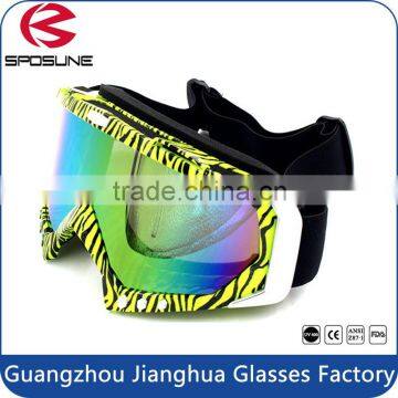 Spherical dual motorcycle protective polarized revo uv protective lens for motocross skiing paintball goggles