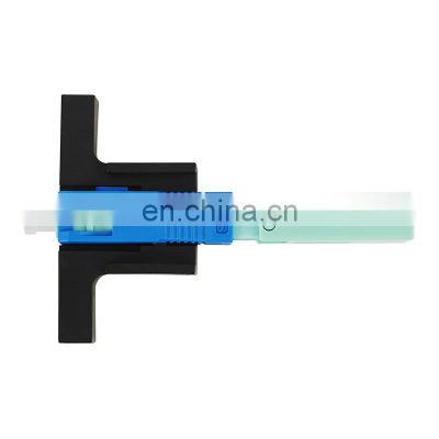 Hanxin ftth fiber optical K2 quick adapter equipment indoor duplex st fc sc lc upc  flat cable fast connector