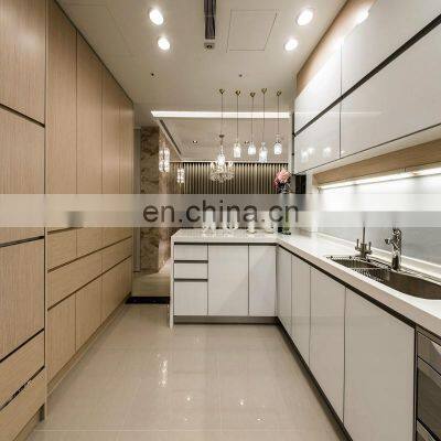 CBMMART Shaker Style Modern High Gloss Designs Wooden Kitchen Cabinet Sets Made in China