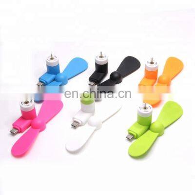 Hot Sale Portable Air Cooling Android Micro Mobile Mini Fan USB photo-2