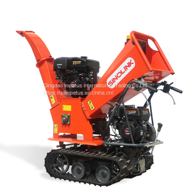 Tracked drive 120 garden shredder forest mulcher,wood chipper,wood shredder