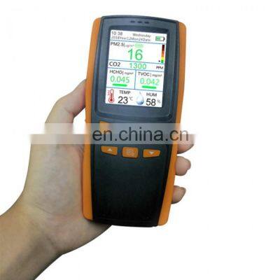 DM509 Handheld Indoor PM2.5 CO2 HCHO TVOC Temperature Humidity AQI Air Quality Monitor Detector photo-5