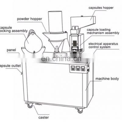 Semi Automatic Capsule Filling Machine JTJ Good Price Hard Capsule Filling Machine For Pharmaceuticals