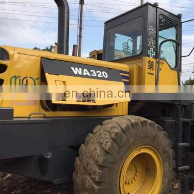 Original komatsu wa320 wa360 wa380 wheel front loader with low working hours