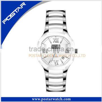 Women Watches 2016 Model Sapphire Ceramic Watch With White Ceramic Watch Band