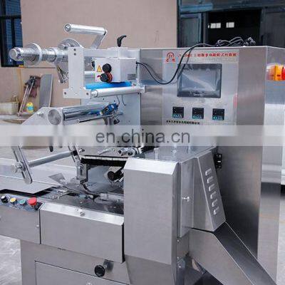 High Speed Fully Automatic Cake Bread Flow Wrapper Chocolate Wafer Pillow Packaging Machine photo-4