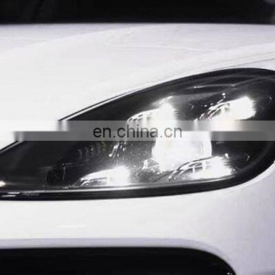 Upgrade to 4 Eyes LED Headlamp Headlight for Porsche Cayenne Head Lamp Head Light 2011-2017 photo-5