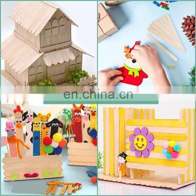 Yada Wholesale Disposable Birch Ice Cream Wooden Stick Diy Handcraft Colorful Artificial Ice Cream Stick photo-3