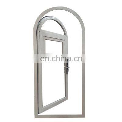 Australian Standard Arched Aluminum Casement Glass Door With Password