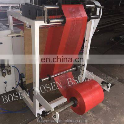 One Line Hot Cutting Vest t Shirt Bag Making Machine photo-2