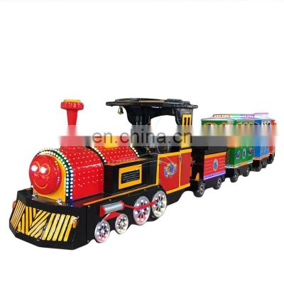 Hot sale thomas trackless train kiddie rides tourist park trackless train for sale