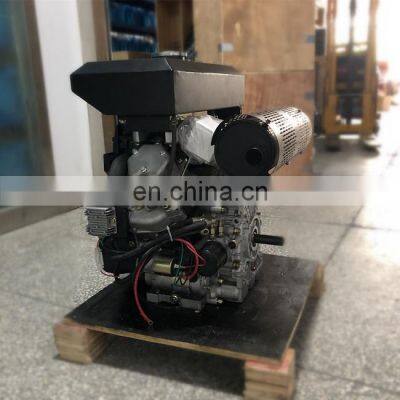 V Type Twin Cylinder Air Cooled 18hp R2V88 Diesel Engine New Product Machine Engines for Seal photo-5