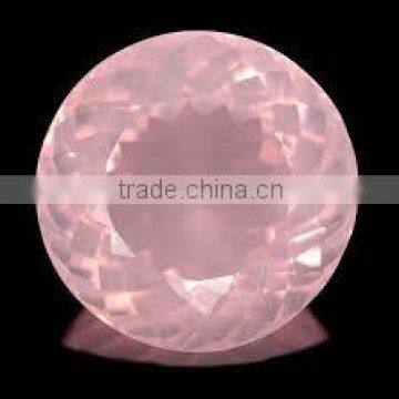 Rose Quartz facted rounds