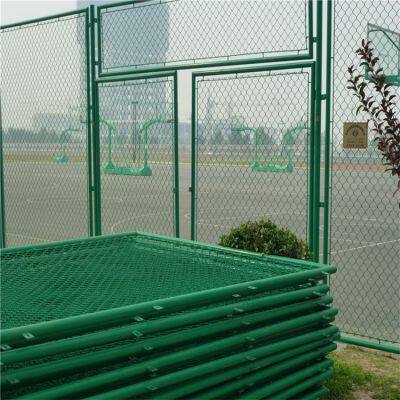 PVC Coated Green Galvanized Diamond Football Farm Garden Chain Link Fence