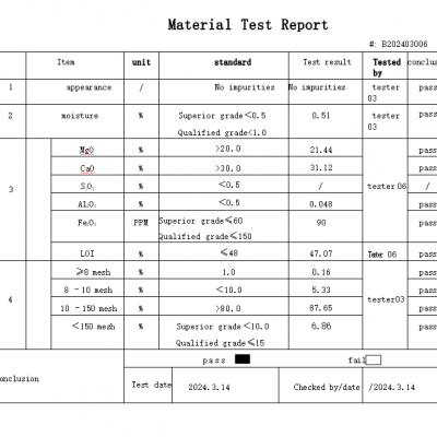 Glass Making Dolomite 8-120mesh CaO>30% MgO>20% photo-4