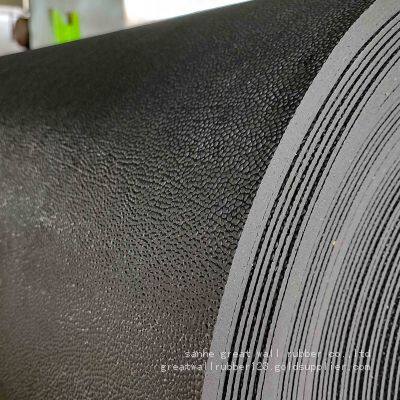 Pebbled leather