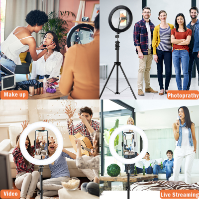Ringlight Ring Fill Light Lmap 12 Inch Tiktok Youtube Video Photographic RGB Selfie Led Ring Light With Tripod Stand photo-6