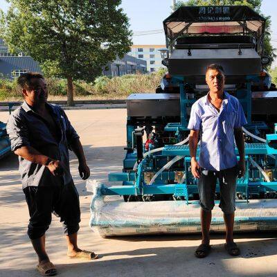 Crops Seeding Fertilizing Machine With Stainless Steel Hopper, Rotary Tiller, Seeding Disc and Land Roller photo-2