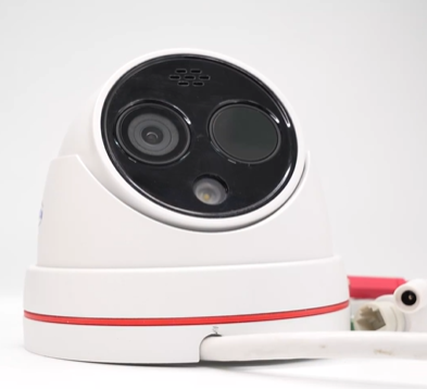 Dual-Spectrum CCTV Thermal and Visible Light FC1 Series Camera With Perimeter Protection, IP66 Rated and POE Support
